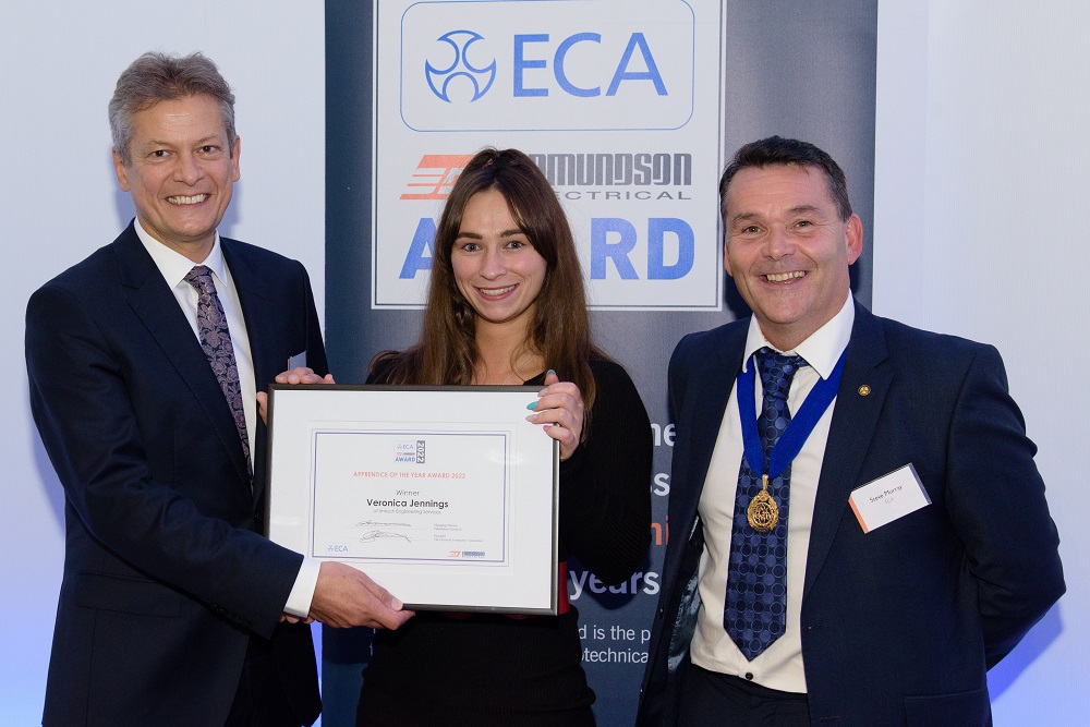 JTL apprentice wins 2022 ECA Edmundson Award
